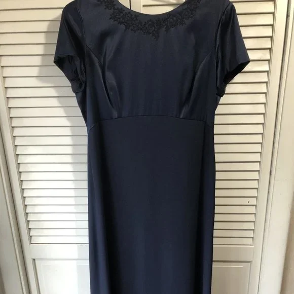Liz Clairborne Night Black Dress, size 16 - Picture 1 of 5